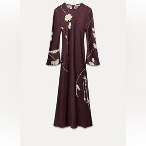 ZARA PRINTED DRESS ZW COLLECTION
